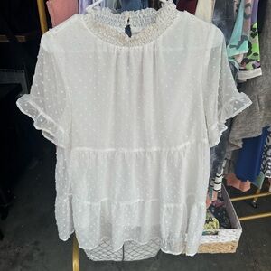 Swiss dot top